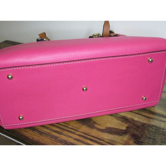 ~RARE~Vintage Dooney & Bourke Miller Satchel Fuchsia - Picture 13 of 15